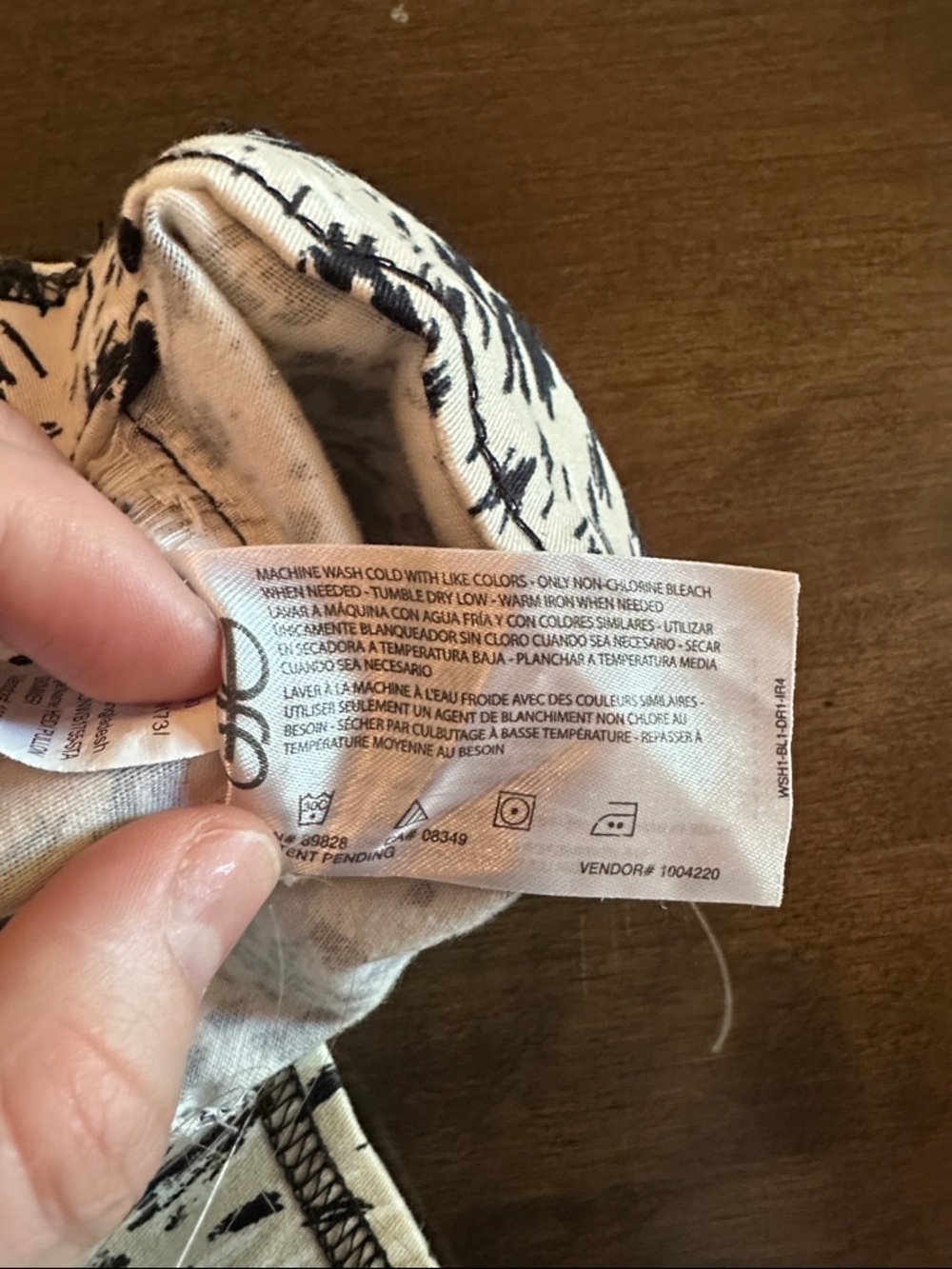 Nine West Black, Tan, & White Heidi Pull-On Skimmer Shorts - Picture 3 of 13